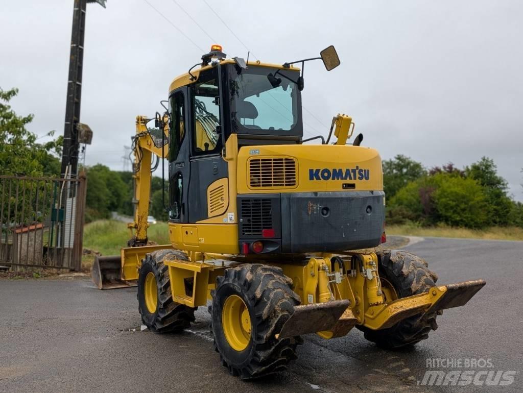 Komatsu PW 98 MR-8 Колесни екскаватори