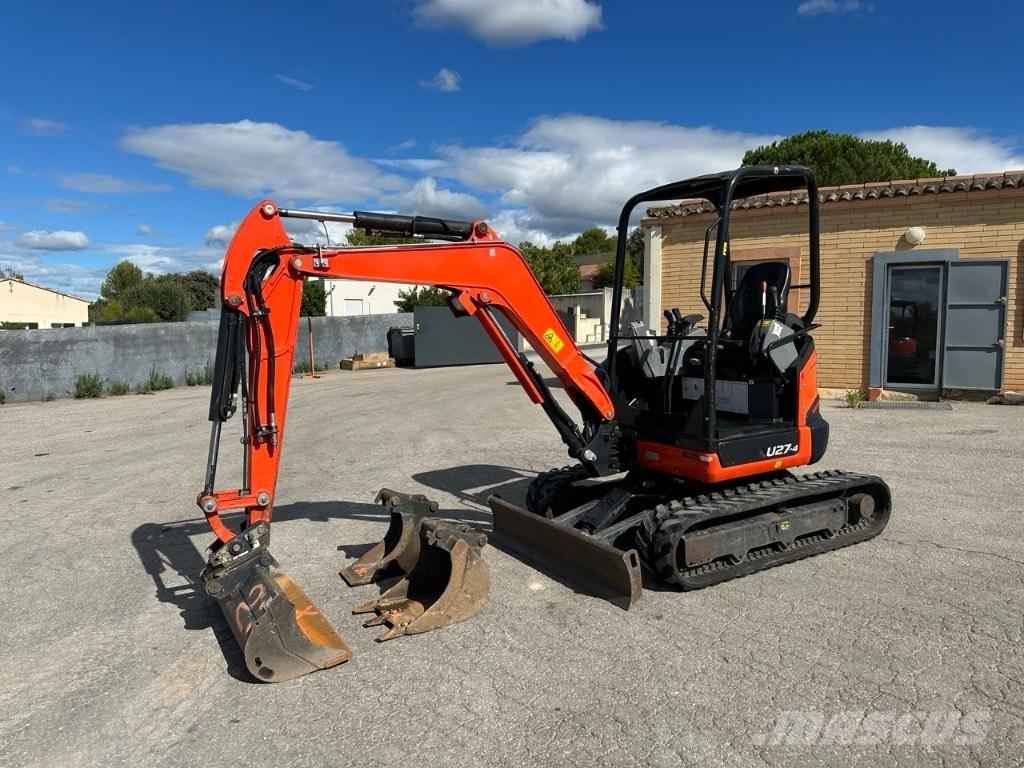 Kubota U 27-4 Мини екскаватори < 7 т