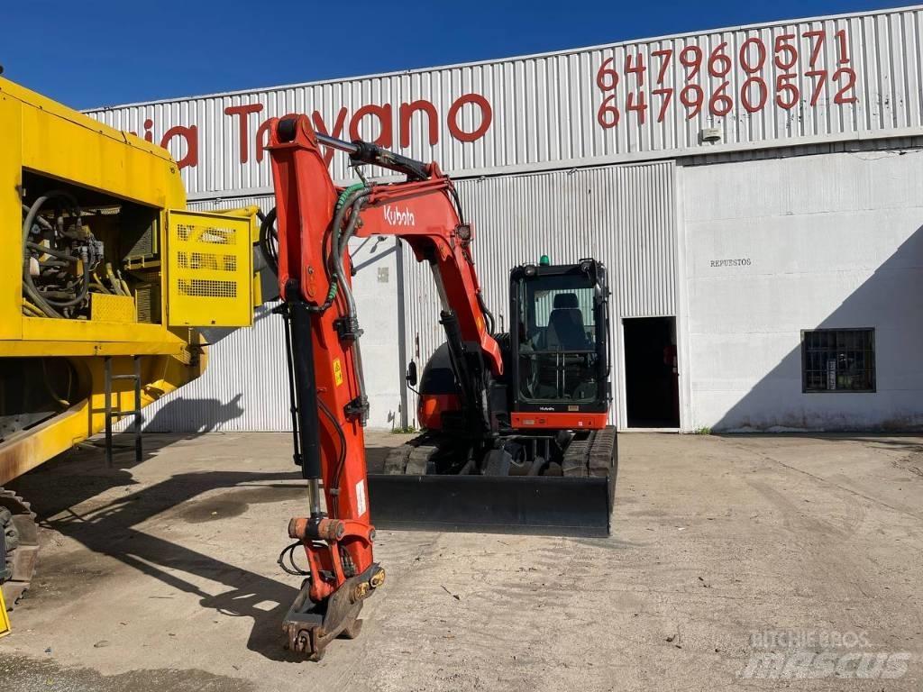 Kubota KX 080-4 Средни екскаватори 7т - 12т