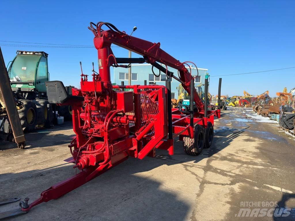 Fliegl Twin Axle За превоз на дървени трупи