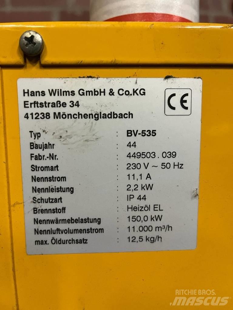 Wilms BV 535 Оборудване за отопление и размразяване