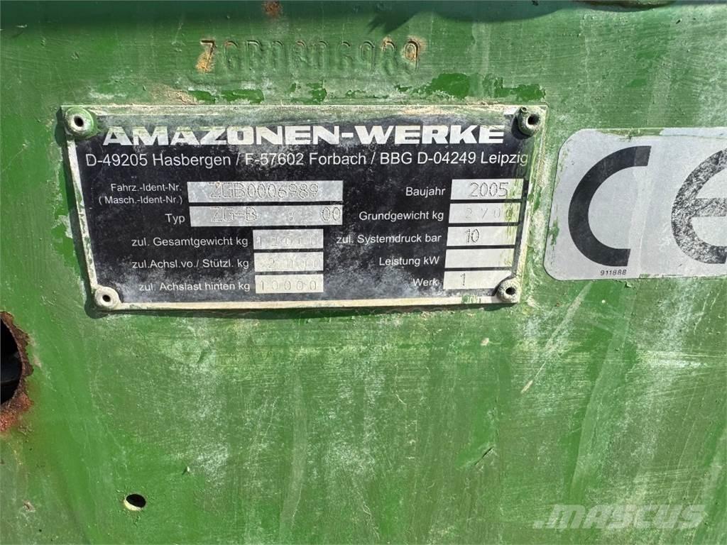 Amazone ZG-B 8200 Минерални приспособления за разширяване на струята