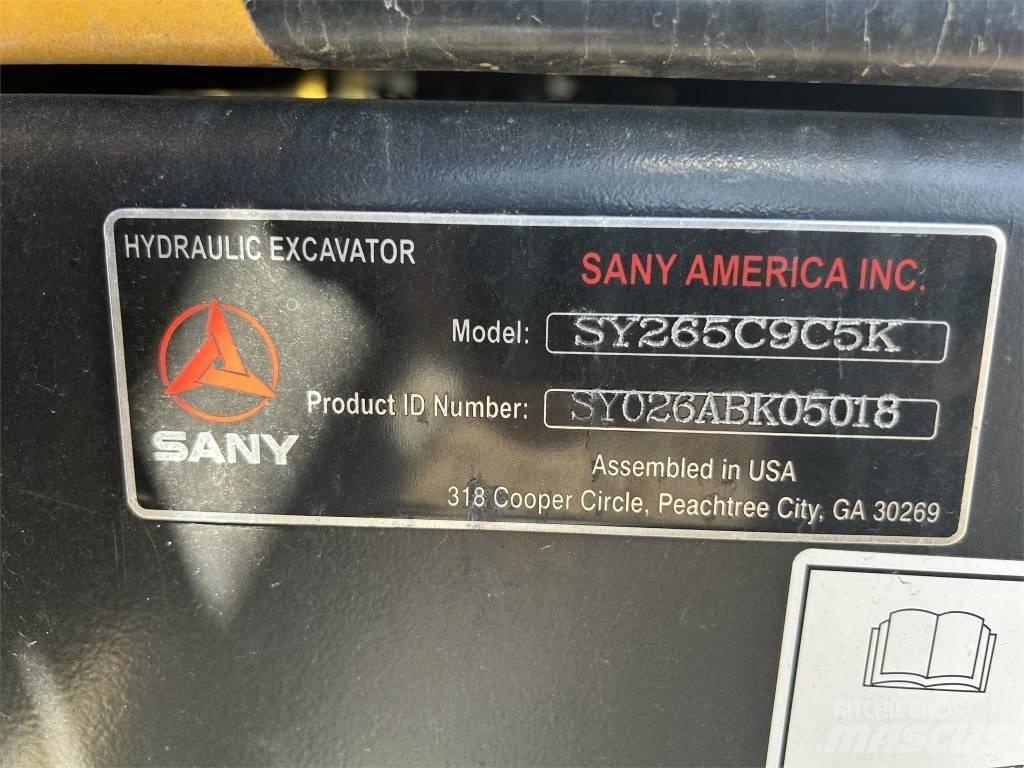 Sany SY265C Верижен екскаватор