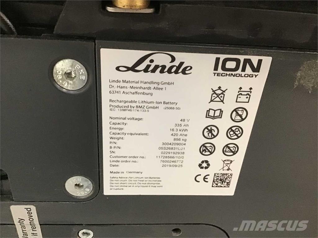 Linde E16 ION Електрически вилични кари-повдигачи