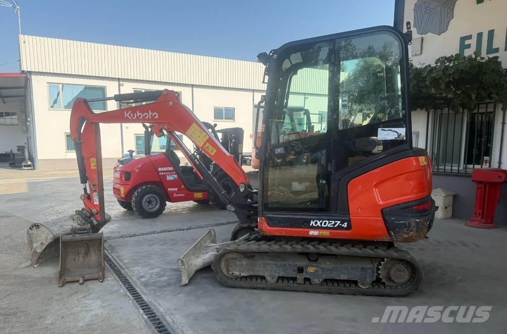 Kubota KX 027-4 Мини екскаватори < 7 т