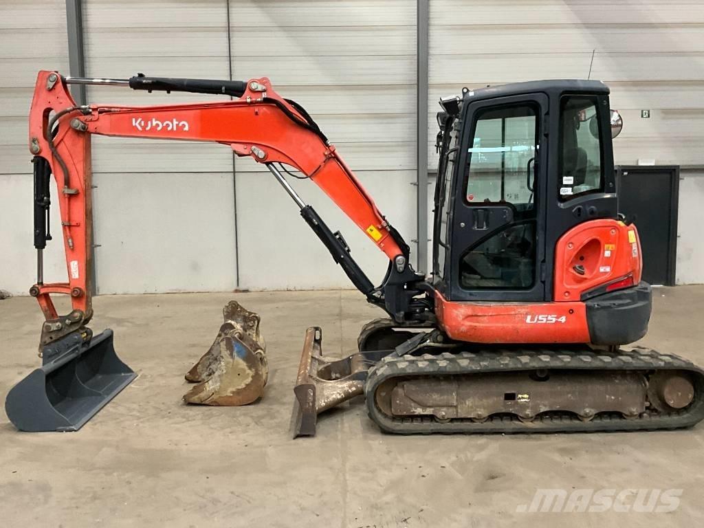 Kubota U 55-4 Мини екскаватори < 7 т