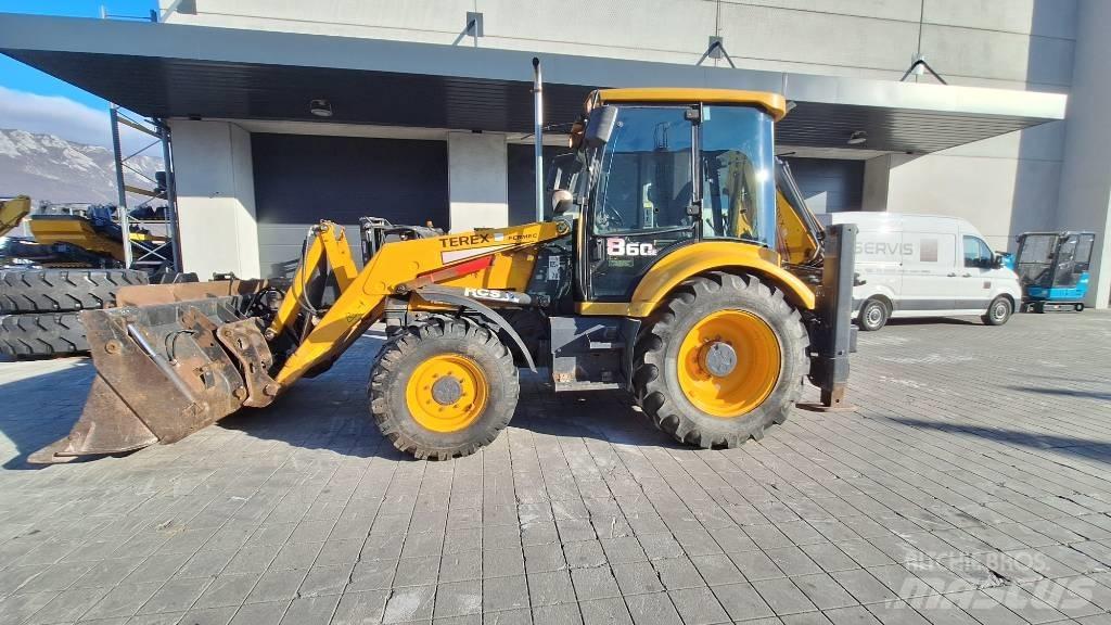 Terex 860 Товарач със заден ексватор