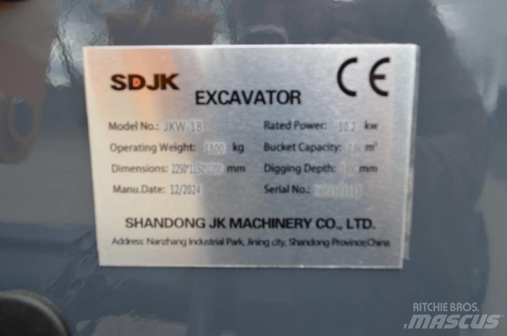 Kubota JKW-18 Мини екскаватори < 7 т