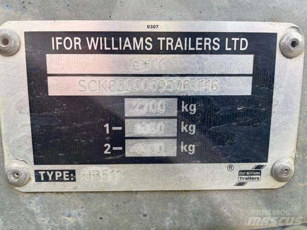 Ifor Williams HB 511 Ремаркета за превоз на животни