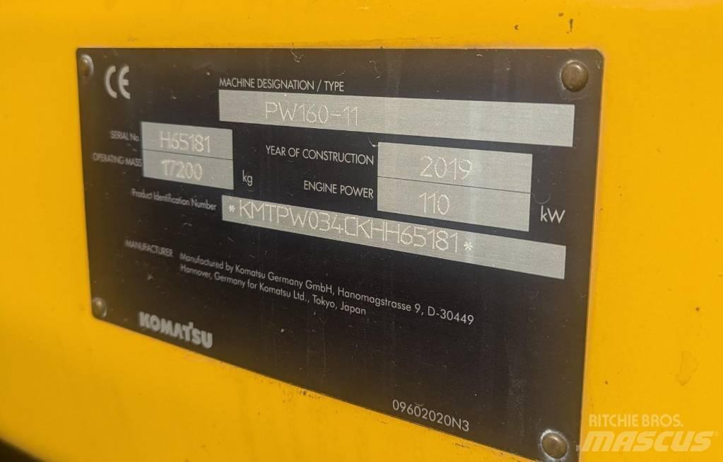 Komatsu PW160-11 Колесни екскаватори