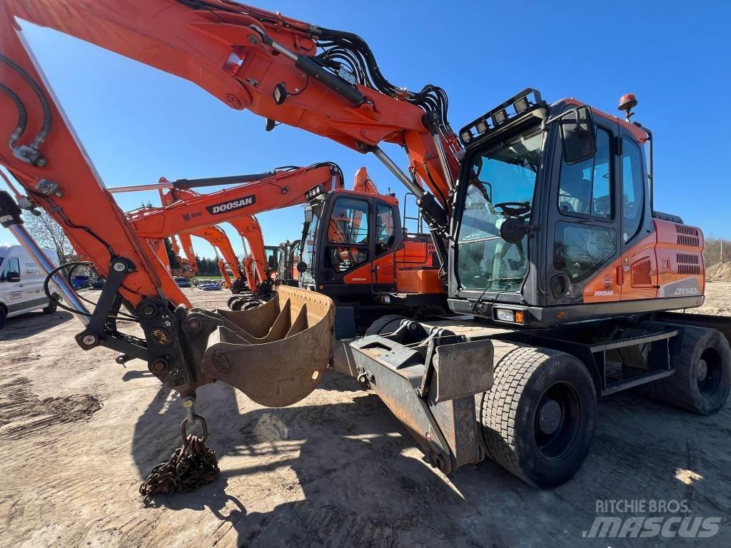 Doosan DX140W-5 Колесни екскаватори