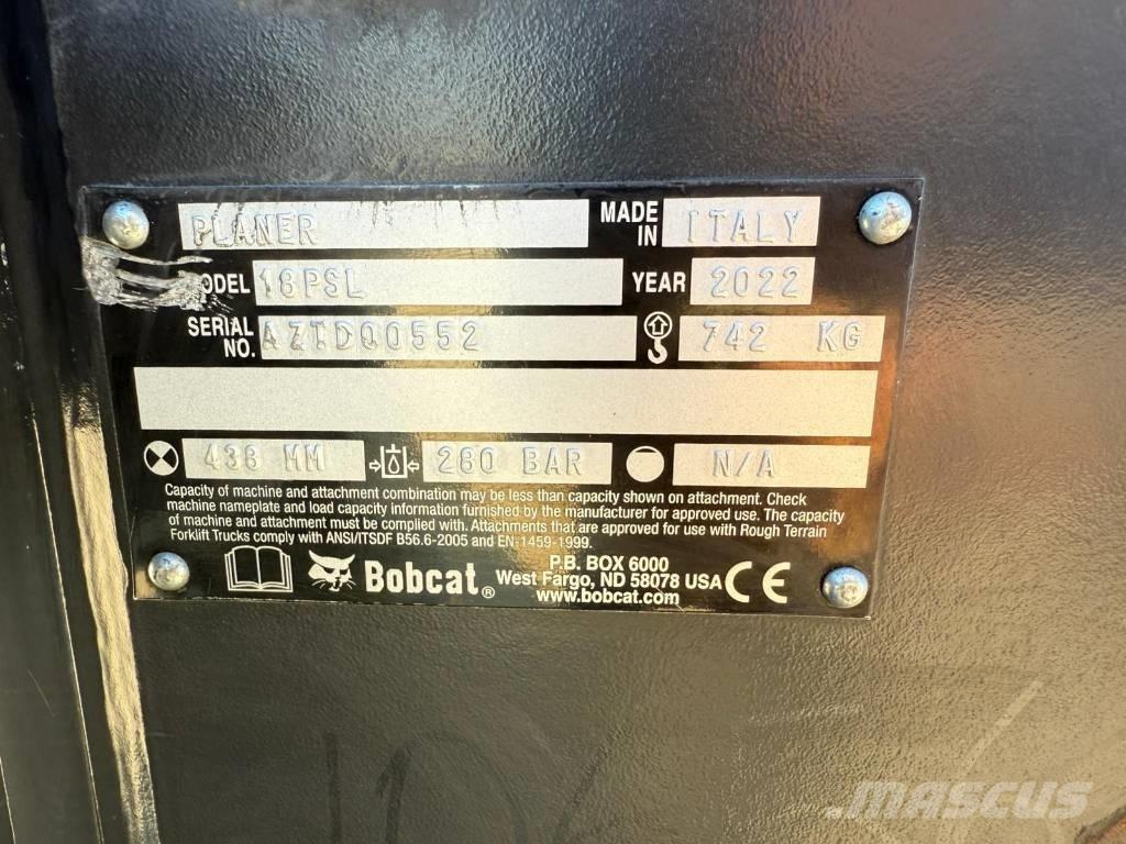 Bobcat 18 PSL Други компоненти