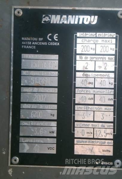 Manitou 150 AETJC Съчленени стрелови подемници