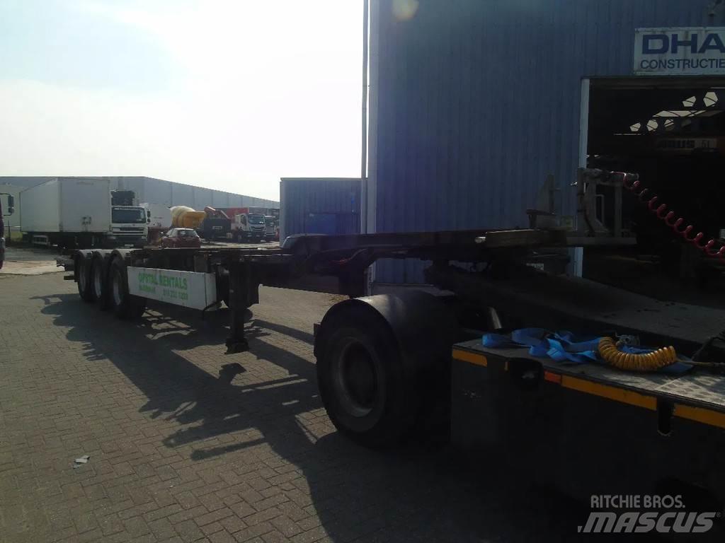 Pacton 3 AXLE Контейнерни полуремаркета