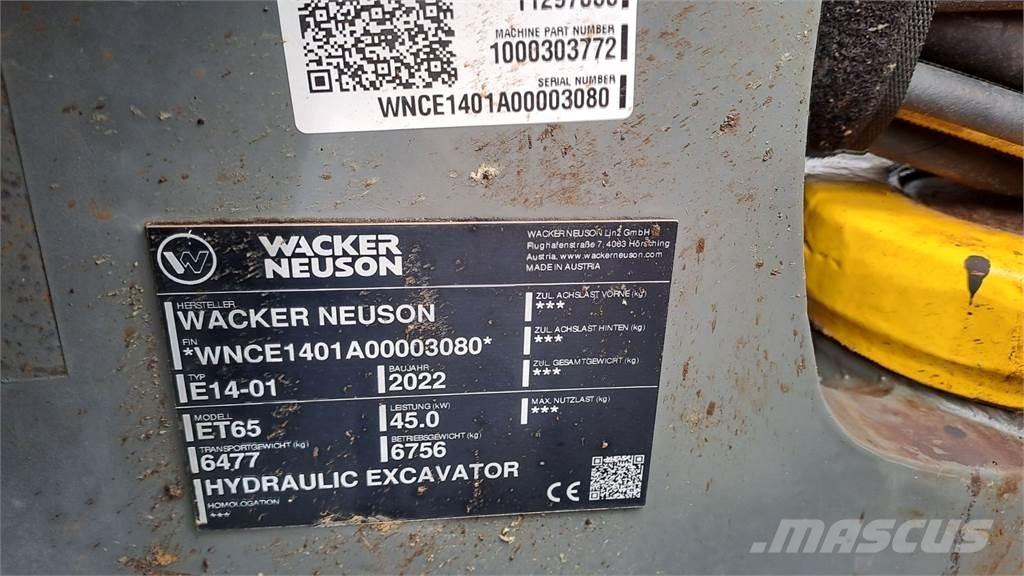 Wacker Neuson ET65 Верижен екскаватор