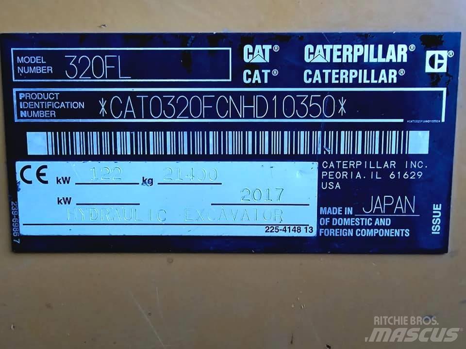 CAT 320 FL Верижен екскаватор
