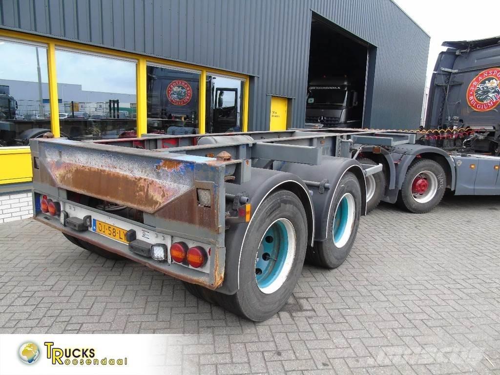  TR'AX 2 AXLE + 20FT Контейнерни полуремаркета