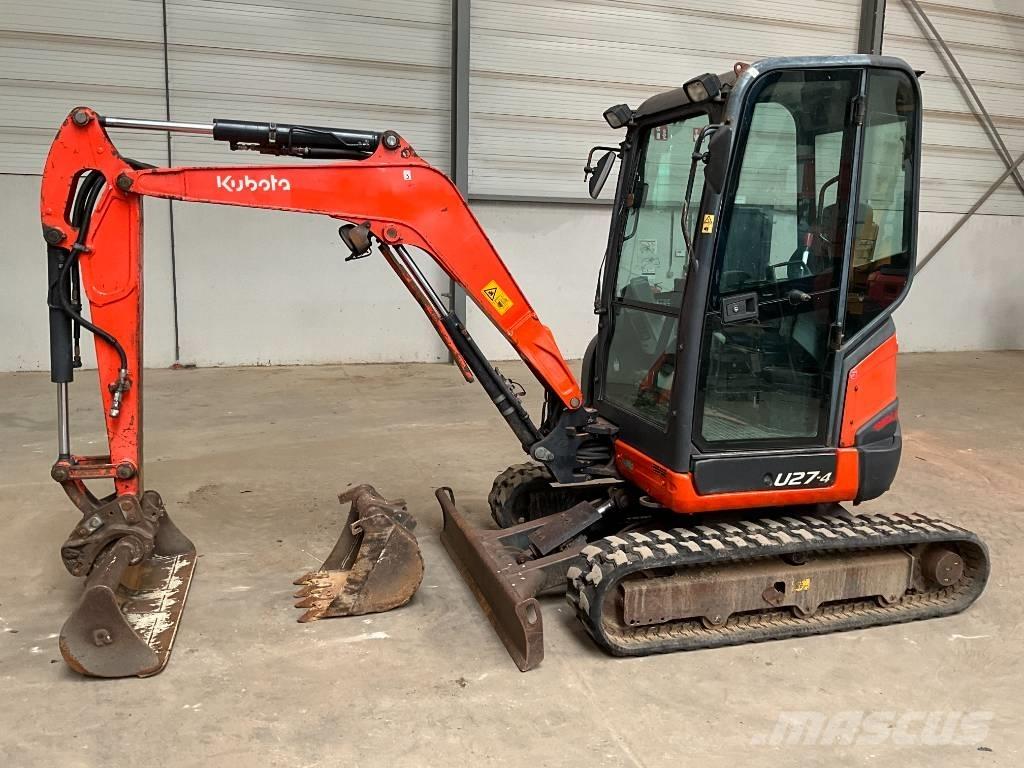 Kubota U 27-4 Мини екскаватори < 7 т