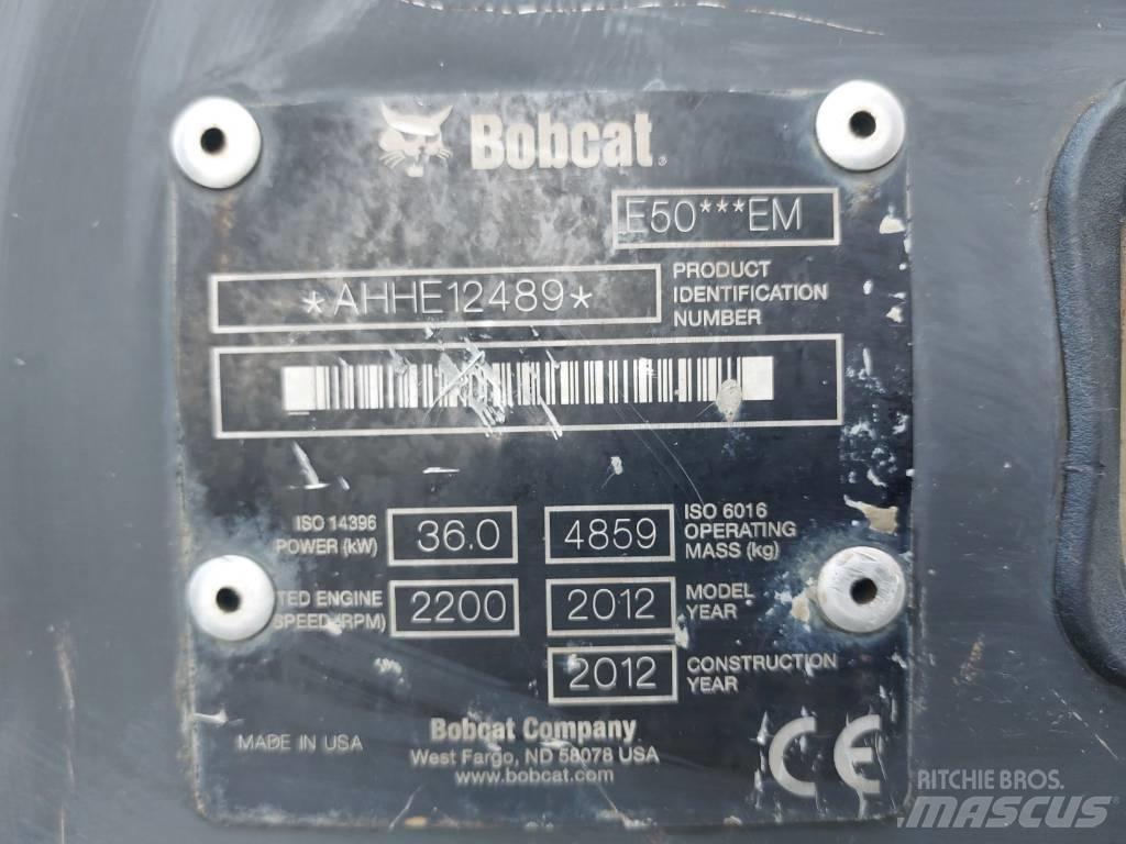 Bobcat E 50 EM Мини екскаватори < 7 т