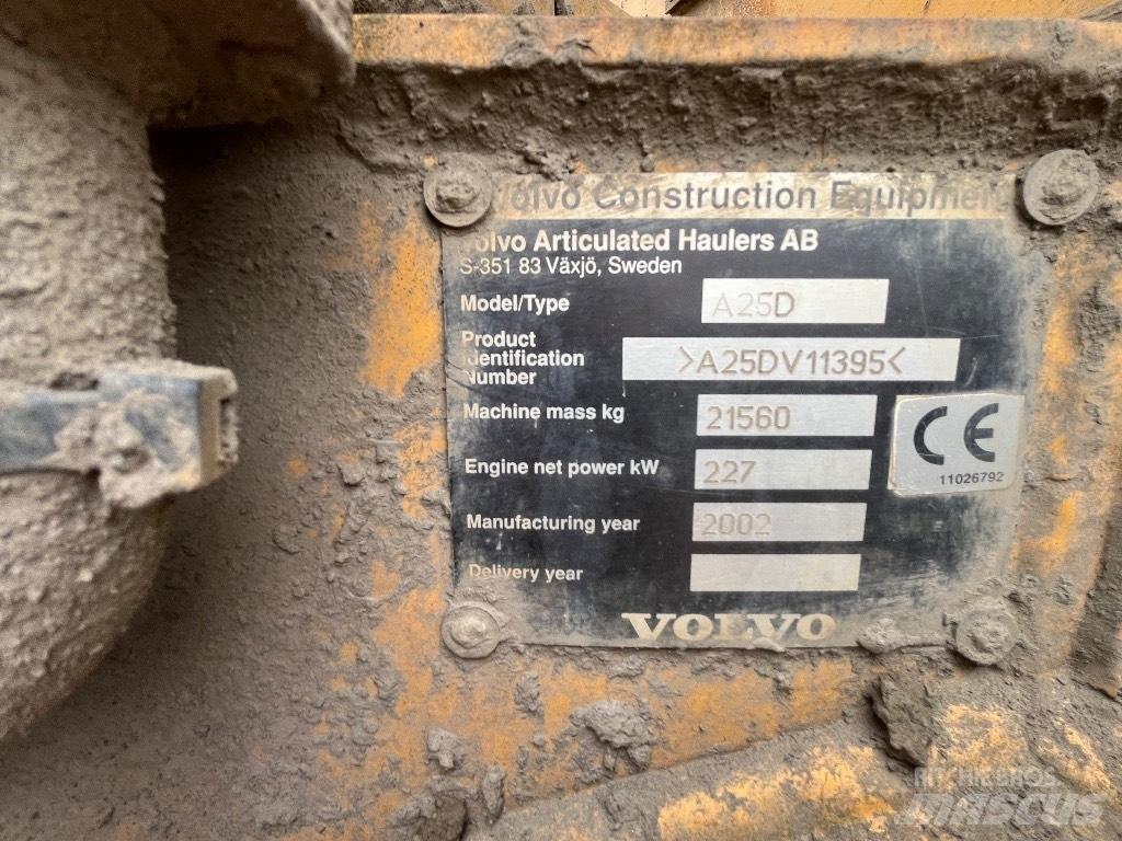 Volvo A 25 D Дъмпери/моторни превозни средства
