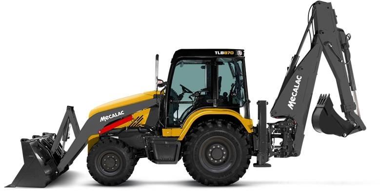 Mecalac TLB870 Товарач със заден ексватор