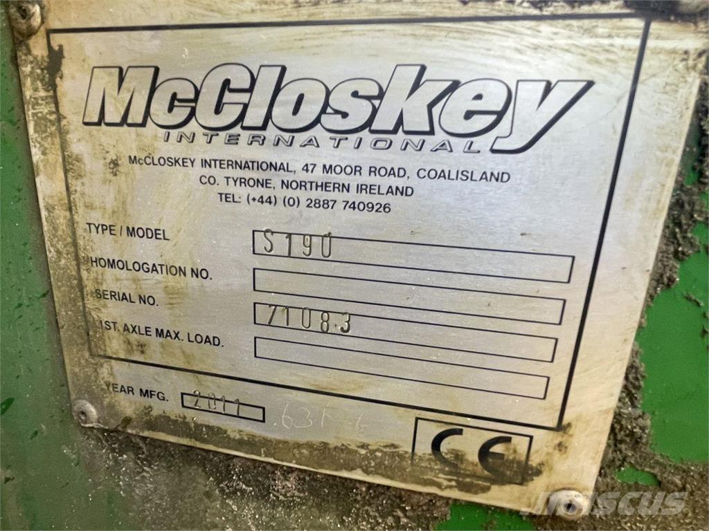 McCloskey S190 Кариерни и свредели за ями