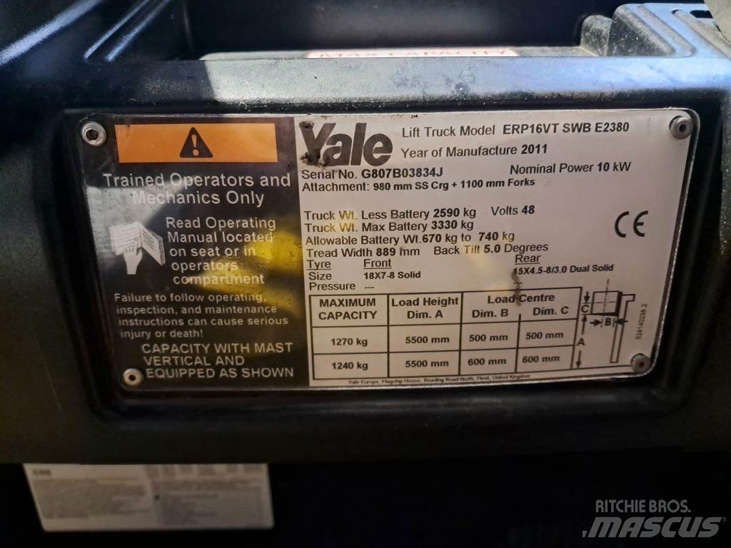 Yale ERP16VT Електрически вилични кари-повдигачи