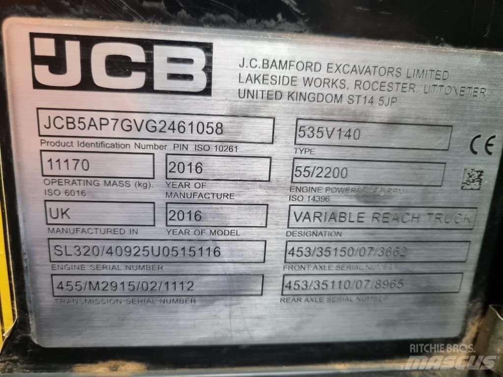 JCB 535-140 Hiviz Телескопични товарачи