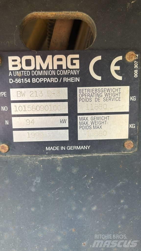 Bomag BW 213 D-3 Еднобарабанни ролки
