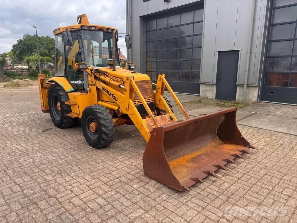 Komatsu WB 97 R-5EO Товарач със заден ексватор