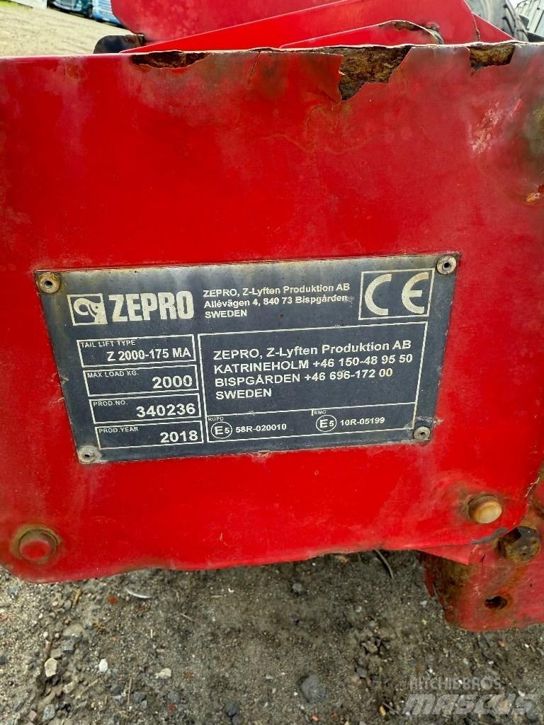  Zepro Bakgavellyft Платформи

