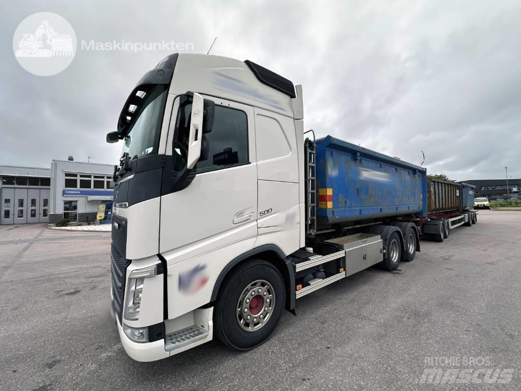 Volvo FH 500 EKIPAGE Камиони с кран с кука