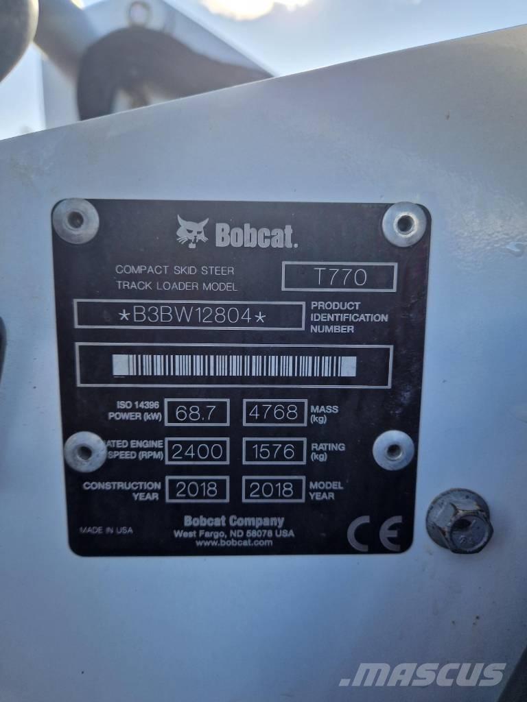Bobcat T 770 Верижен товарач