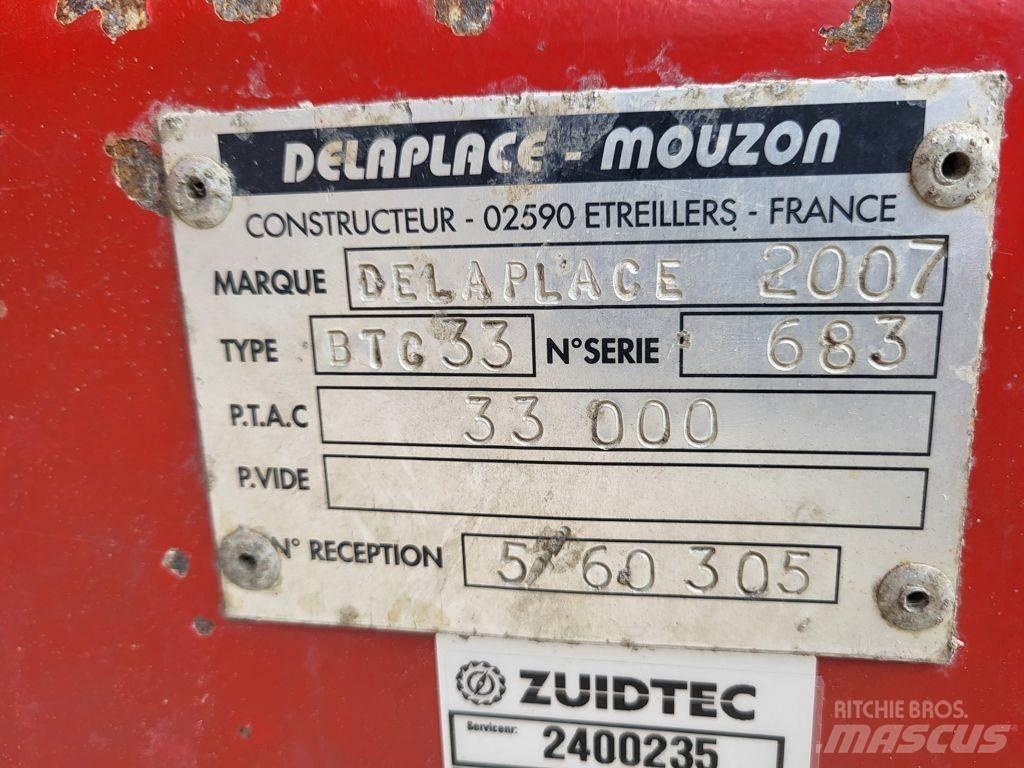 Delaplace 33 ton Ремаркета самосвални