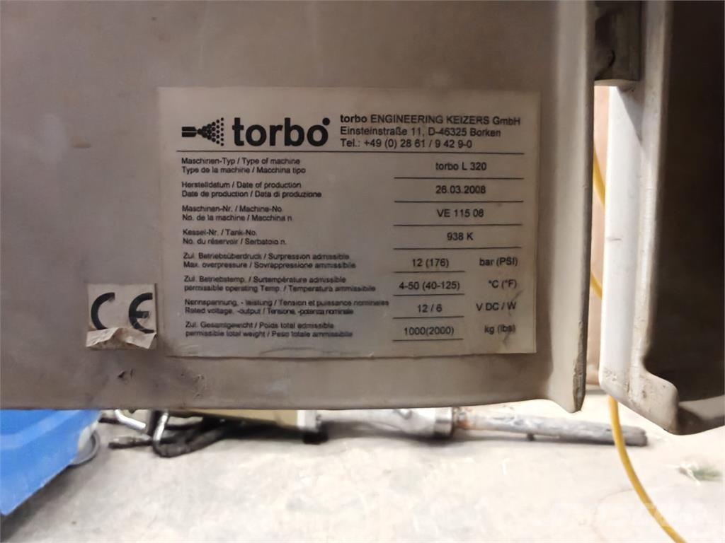  Torbo L 320 Уреди за миене под високо налягане
