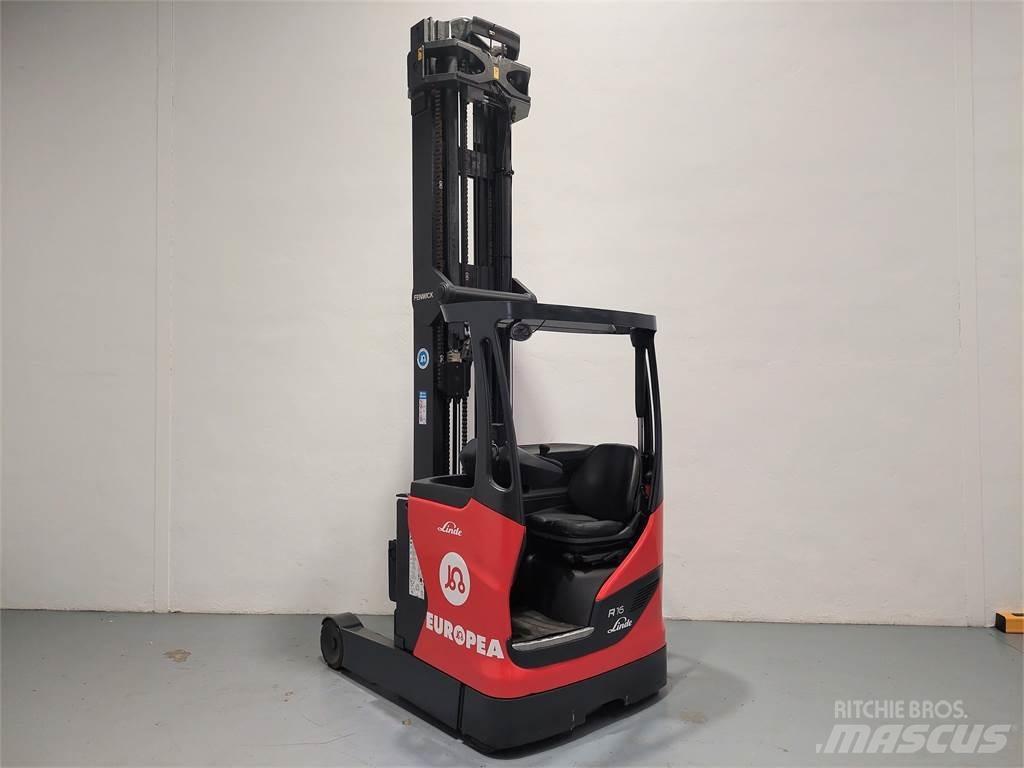Linde R16HD 01 Ретрак/ Високоповдигач с изместване на вилката напред