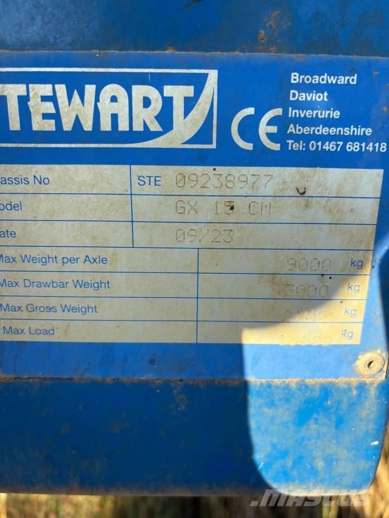 Stewart GX15 CM Ремаркета за зърно / силаж
