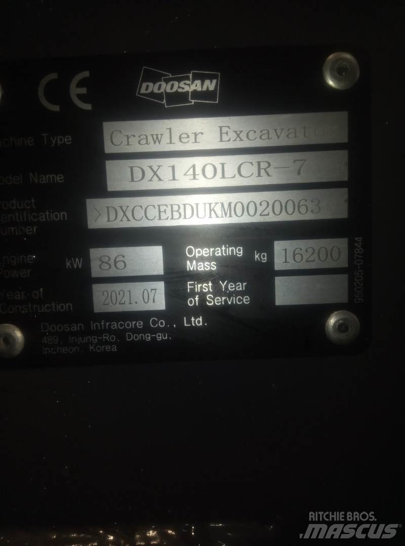 Doosan DX140LCR-7 Верижен екскаватор