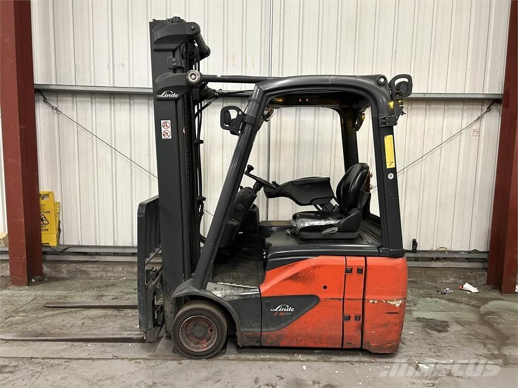Linde E16C-02 Електрически вилични кари-повдигачи