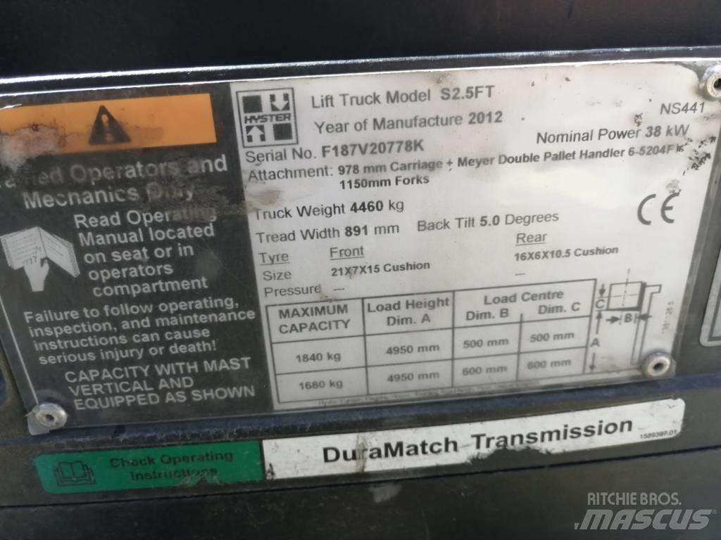 Hyster S2.5FT Камиони с АГУ