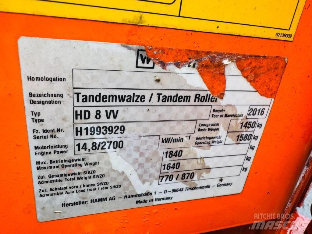 Hamm HD 8 VV Двойни барабанни ролки
