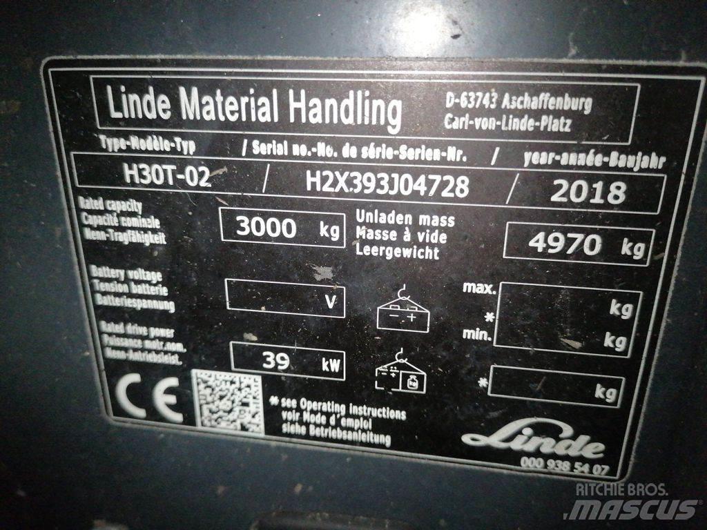 Linde H30T-02 Камиони с АГУ