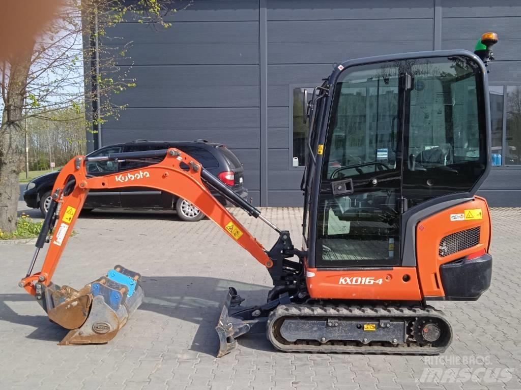 Kubota KX 016-4 Мини екскаватори < 7 т