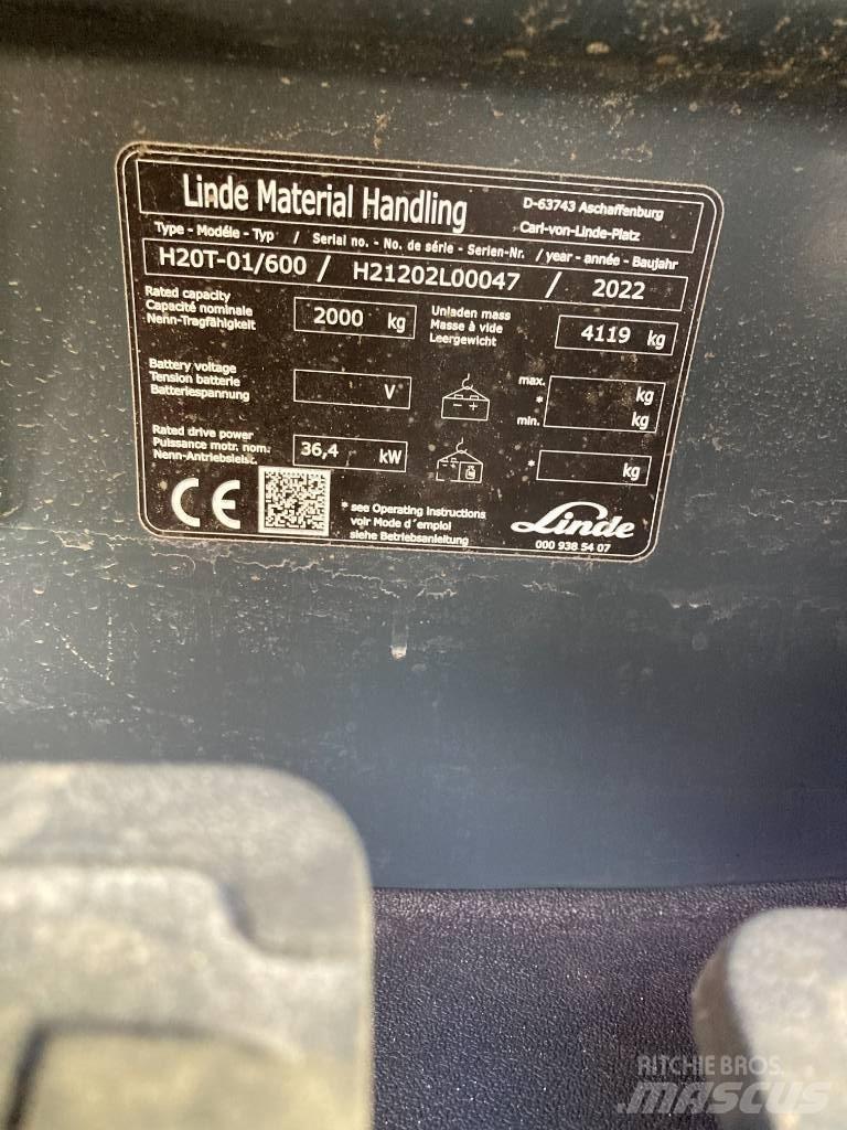 Linde H20T600/1202 Камиони с АГУ