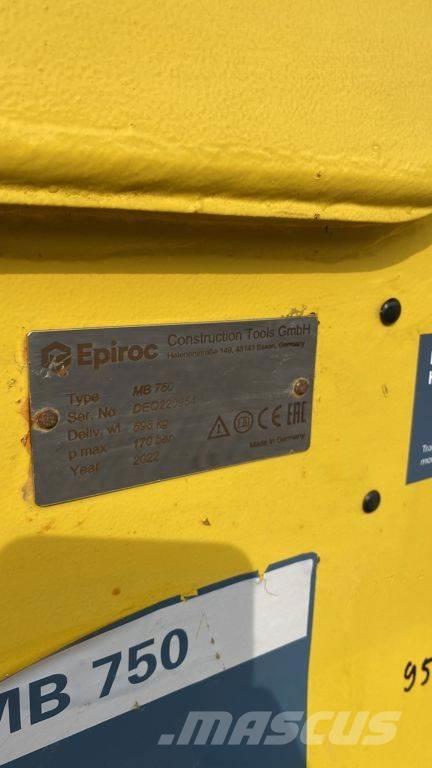 Epiroc MB750 Чукове/Раздробители
