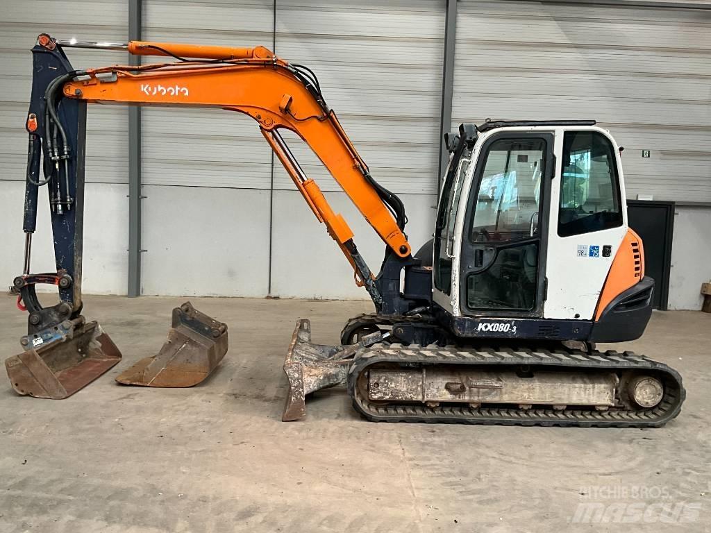 Kubota KX 080-3 Средни екскаватори 7т - 12т