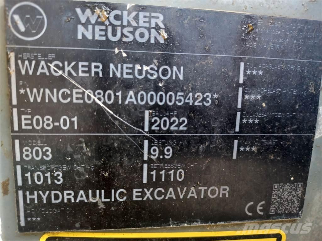 Wacker Neuson 803 Верижен екскаватор