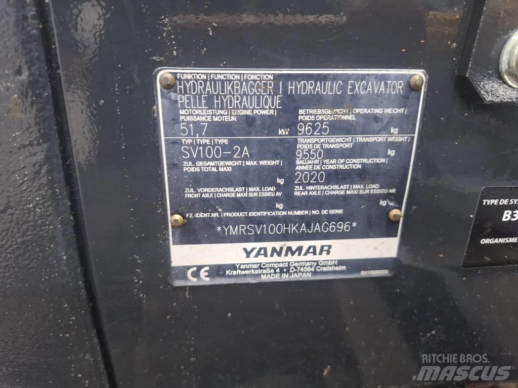 Yanmar SV 100-2A Средни екскаватори 7т - 12т