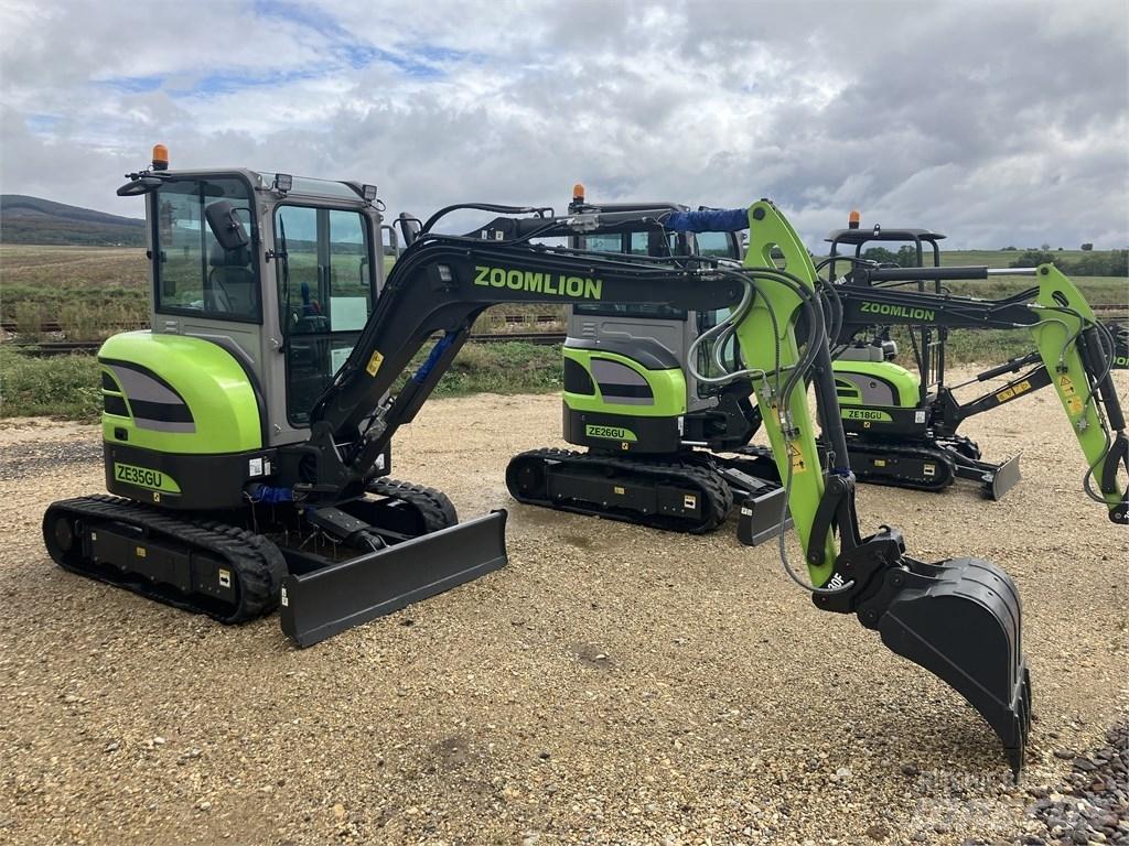 Zoomlion ZE35GU Мини екскаватори < 7 т