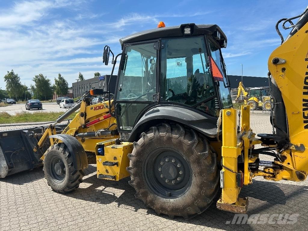 New Holland B 100 C Товарач със заден ексватор